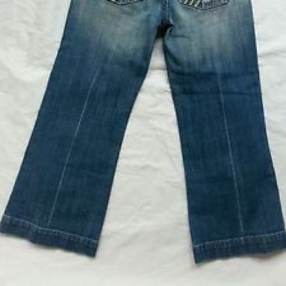 7 For All Mankind Womens Vintage Dojo Jeans cropped - Picture 2 of 5